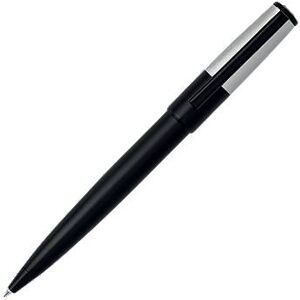 Boss Ballpoint pen with brushed black and chrome effects