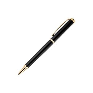 Boss Matte-black ballpoint pen with gold-tone accents