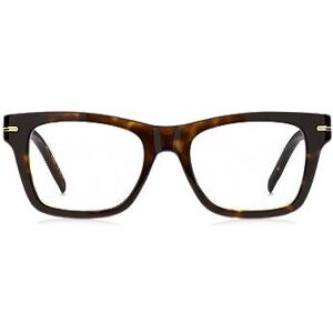 Boss Horn-acetate optical frames with signature gold-tone detail