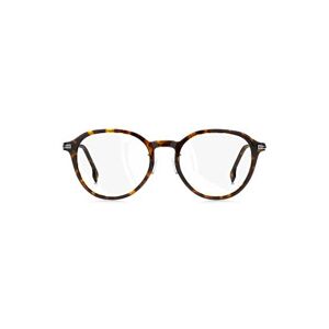 Boss Havana-acetate optical frames with signature hardware