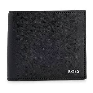 Boss Structured wallet with signature stripe and logo detail