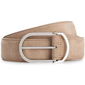 Boss Suede belt with hardware keeper in gift box