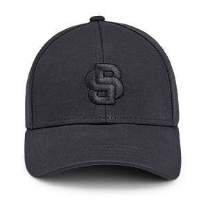 Boss Cotton-blend cap with embroidered double monogram