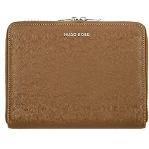 Boss Camel A5 conference folder in pebble-textured faux leather