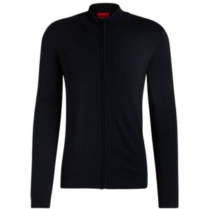 HUGO Zip-up regular-fit jacket in virgin wool