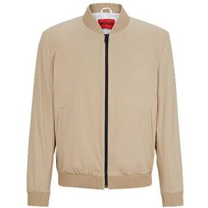 HUGO Slim-fit jacket in performance-stretch cotton