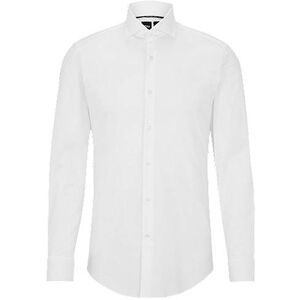 Boss Slim-fit shirt in a stretch-cotton blend