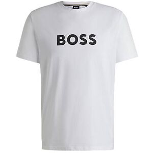 Boss Cotton-jersey regular-fit T-shirt with SPF 50+ UV protection