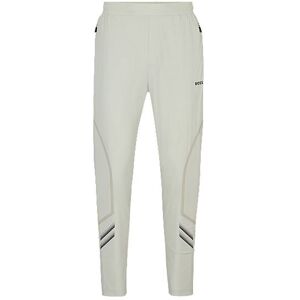 Boss Regular-fit tracksuit bottoms with decorative reflective artwork