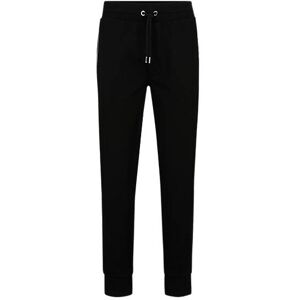 Boss Cotton-blend tracksuit bottoms with signature-stripe trims