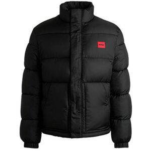 HUGO Water-repellent puffer jacket with red logo label