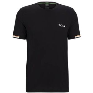 Boss x Matteo Berrettini waffle-fabric T-shirt with signature-stripe artwork