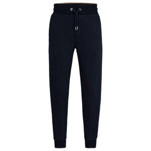 Boss Regular-fit tracksuit bottoms in mixed materials