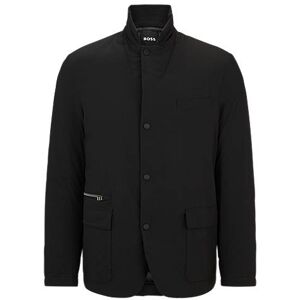 Boss Crease-resistant slim-fit jacket in water-repellent fabric