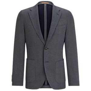 Boss Slim-fit jacket in cotton, cashmere and silk