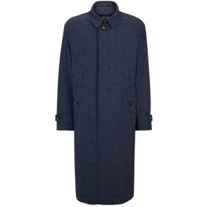 Boss Regular-fit coat in a virgin-wool blend