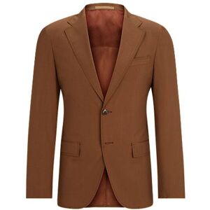 Boss Slim-fit jacket in silk and virgin wool