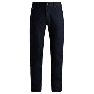Boss Regular-fit jeans in deep indigo comfort-stretch denim