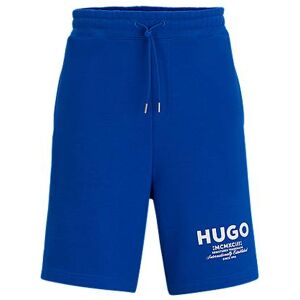 HUGO Cotton-terry shorts with new-season logo story