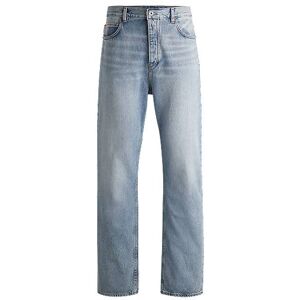 HUGO Baggy-fit jeans in heavyweight cotton denim