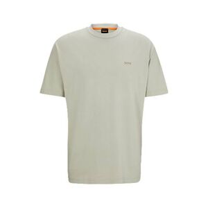 Boss Relaxed-fit T-shirt in pure cotton with embroidered logo