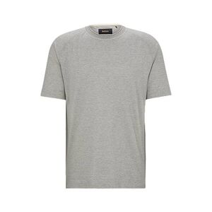 Boss Regular-fit T-shirt in cotton and silk