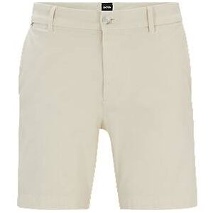 Boss Regular-fit regular-rise shorts in stretch cotton