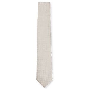 Boss Silk-blend tie with all-over jacquard pattern