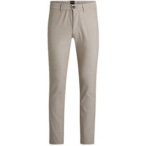 Boss Slim-fit chinos in two-tone twill