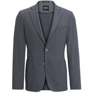 Boss Slim-fit jacket in crease-resistant performance-stretch jersey