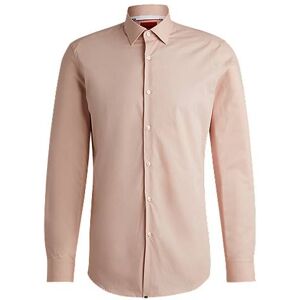 HUGO Slim-fit shirt in easy-iron cotton poplin