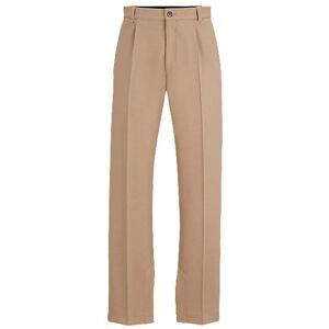 HUGO Modern-fit trousers in performance-stretch jersey