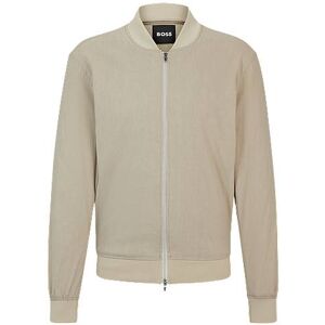 Boss Slim-fit jacket in a linen blend