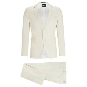 Boss Extra-slim-fit suit in stretch cotton
