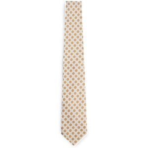 Boss Silk-jacquard tie with dot motif