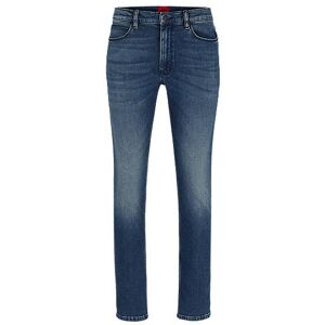 HUGO Extra-slim-fit jeans in blue stretch denim