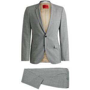 HUGO Extra-slim-fit suit in houndstooth performance-stretch fabric