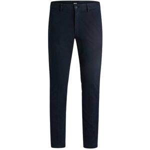 Boss Slim-fit trousers in a structured cotton blend