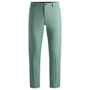 Boss Slim-fit trousers in a performance-stretch wool blend