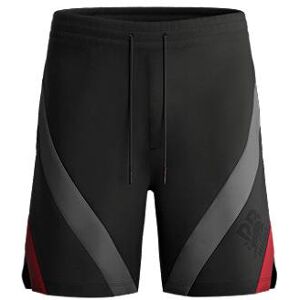 HUGO x RB oversized-fit shorts with signature bull motif