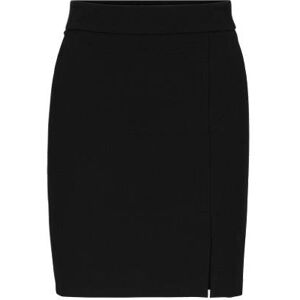 HUGO Slim-fit mini skirt with cut-out detail