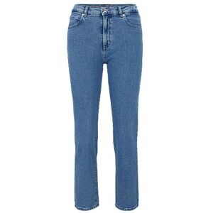 HUGO Regular-fit high-rise jeans in stretch denim