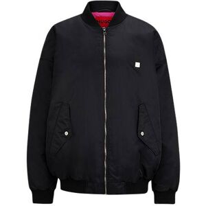 HUGO Oversized-fit bomber jacket in water-repellent fabric