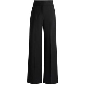 HUGO Regular-fit wide-leg trousers in stretch fabric