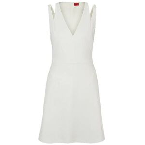 HUGO V-neck sleeveless dress with cut-out details