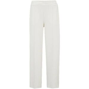 Boss Piqué jersey trousers with front pleats