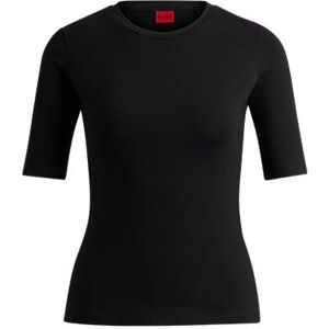 HUGO Slim-fit T-shirt in cotton, modal and stretch