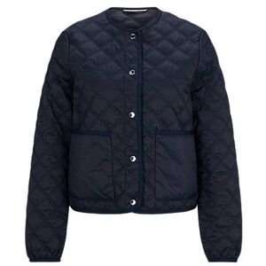 Boss Water-repellent jacket with diamond quilting and branded poppers