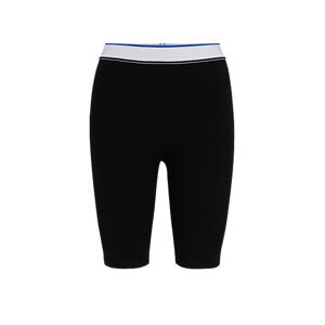 HUGO Logo-waistband bike shorts in stretch-cotton jersey