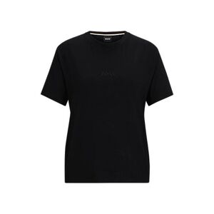 Boss Regular-fit T-shirt in stretch jersey with embroidered logo
